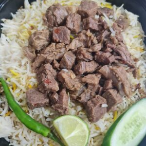 Beef With Rice (L) رز لحم