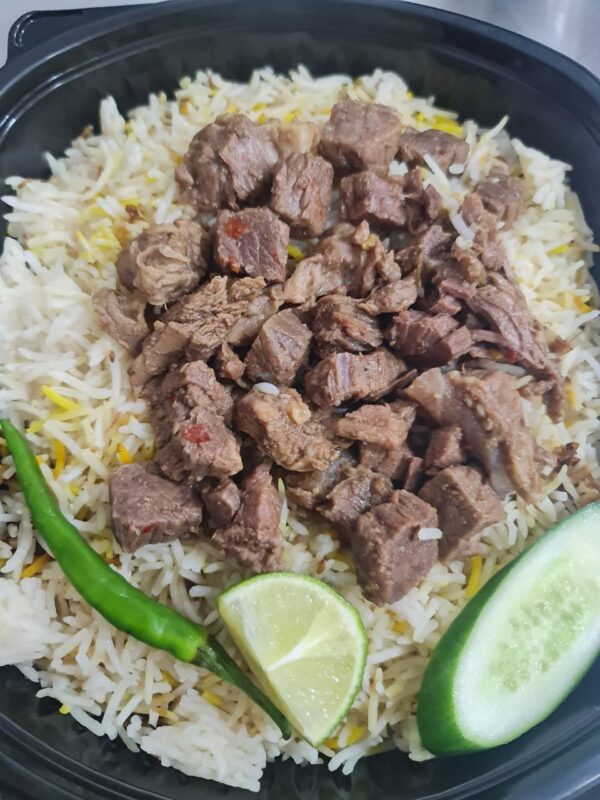 Beef With Rice (L) رز لحم