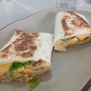 Egg Cheese sandwich بيض جبن تورتيلا